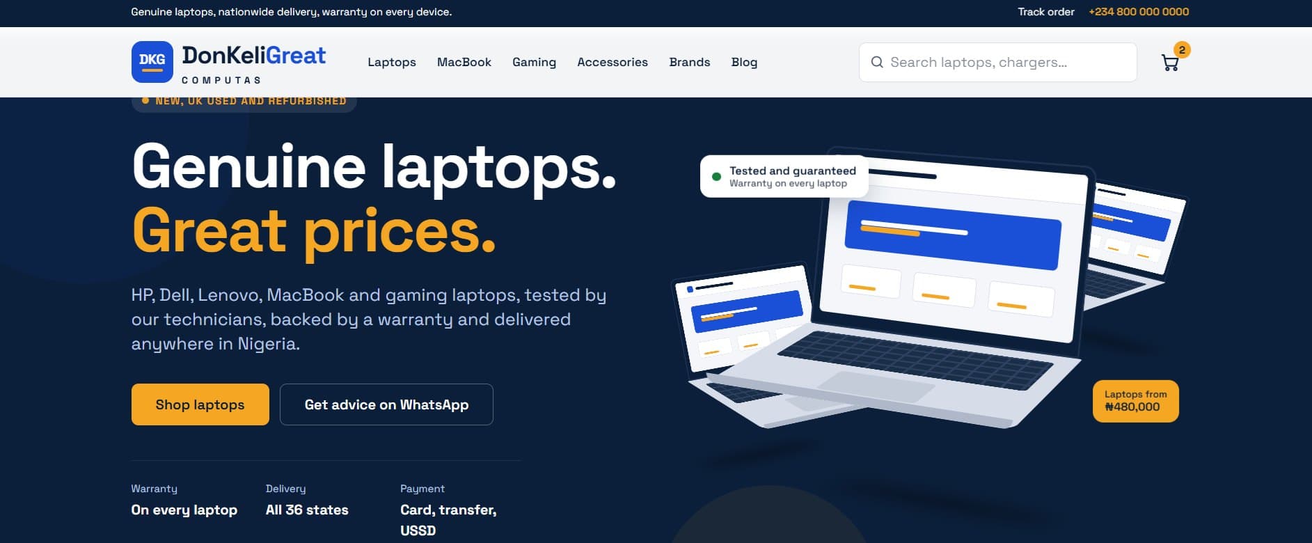 DonKeliGreat Computas website